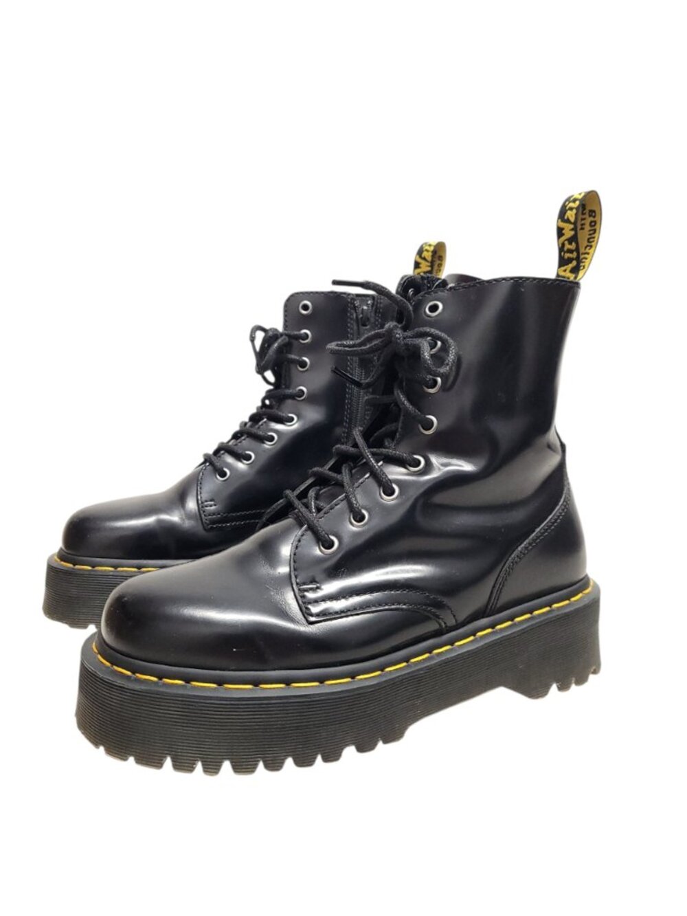 Dr. Martens Women's Jadon Black Patent Lamper Boot - Black